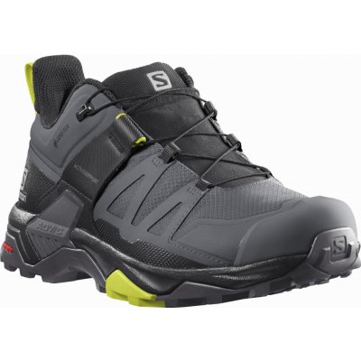 Salomon Pánské turistické boty X Ultra 4 GTX quiet shade black evening primrose šedé – Hledejceny.cz