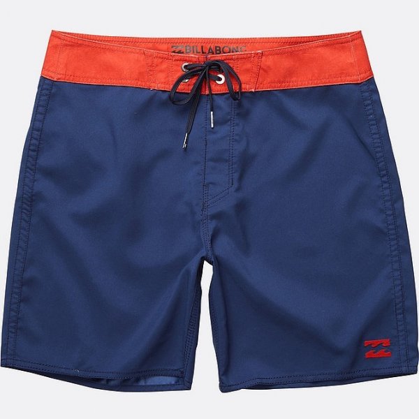  Billabong ALL DAY Original CUT NAVY red