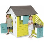 Smoby domeček Pretty modrá s kuchyňkou 810703 – Zbozi.Blesk.cz