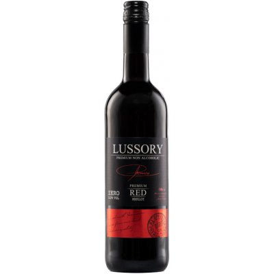 Lussory Premium Merlot nealkoholické červené víno 0,0 % 0,75 l (holá láhev) – Hledejceny.cz