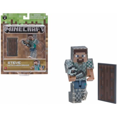 TM Toys Minecraft Steve v řetězové zbroji – Zbozi.Blesk.cz