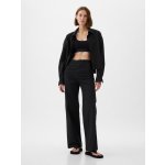 GAP Kalhoty Khaki Wide Černá – Zboží Dáma