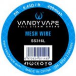 Vandy Vape Mesh 400 SS316 1,5m – Zboží Mobilmania