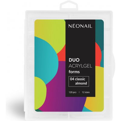 NeoNail Duo Acrylgel Forms šablony na nehty typ Classic Almond 04 120 ks – Zboží Dáma