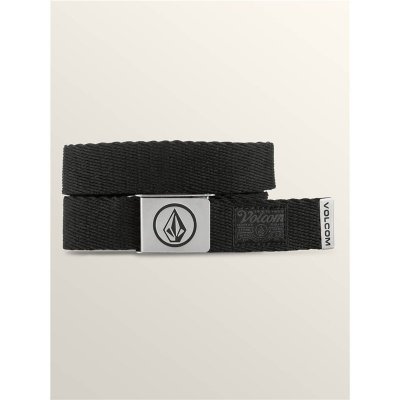 Volcom pásek Circle Web stoney black – Zboží Mobilmania