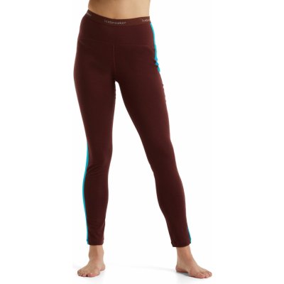 ICEBREAKER Wmns 200 Sonebula Leggings, Espresso/Arctic Teal/Cb – Zboží Mobilmania