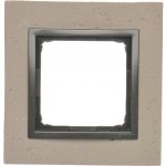 Simon DRN1/93 Betonový rámeček 1-násobný světlý beton/antracit – Hledejceny.cz