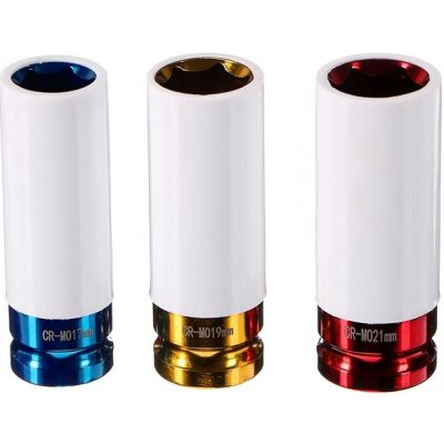 Sixtol Mechanic Impact 1 rázové hlavice, 1/2", 3ks – Zboží Dáma