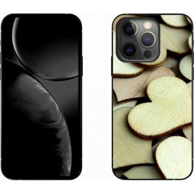 Pouzdro mmCase Gelové iPhone 13 Pro 6.1 - dřevěná srdíčka – Sleviste.cz