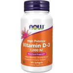NOW Foods Vitamin D3 1000 IU 180 softgel kapslí – Hledejceny.cz