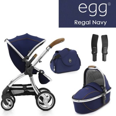 BabyStyle EGG set Regal Navy 2020 + korba + taška + adaptéry