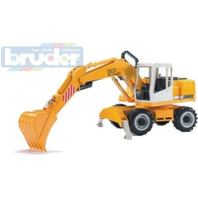 BRUDER 02426 2426 Bagr LIEBHERR otočná kabina plast 1:16