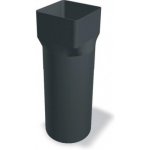 Prefa Hranaté zaústění 80 x 80 do kruhového odpadu 125 P10 RAL 7016 antracit – Hledejceny.cz