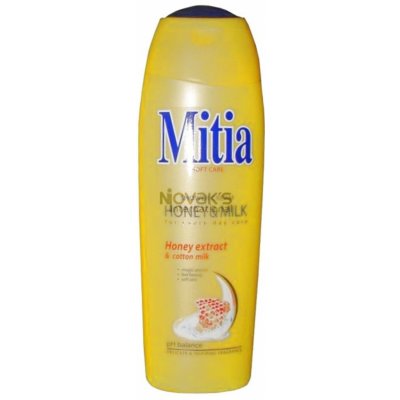 Mitia Soft Care Honey & Milk medovými extrakty sprchový gel 400 ml