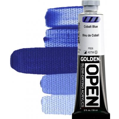 Golden Artist Colors Open akrylová barva cobalt blue 59 ml – Hledejceny.cz