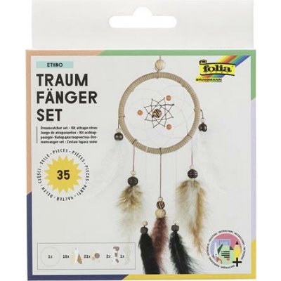 FOLIA Kreativní sada lapač snů přírodní 23829 – Hledejceny.cz