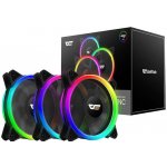 Darkflash DR12 Pro 3v1 ARGB 120x120 černá – Zboží Živě