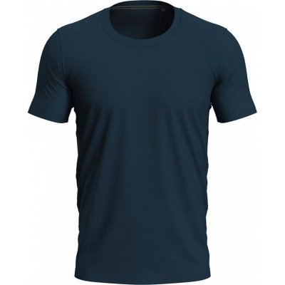 Stedman vypasované pánské tričko Clive s úzkými lemy půlnoční tmavá modrá