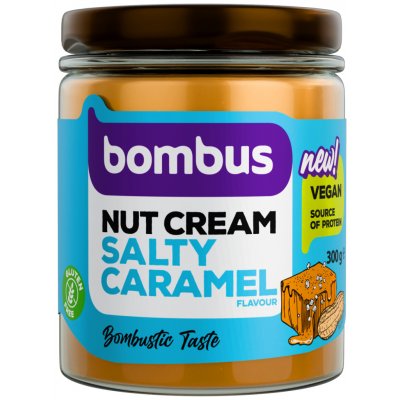 Bombus NUTS ENERGY arašídový krém slaný karamel 300 g – Zbozi.Blesk.cz