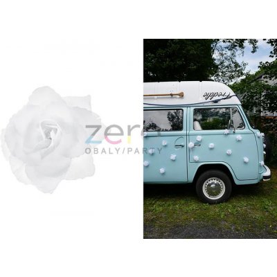 Růže svatební samolepicí pr. 9 cm (24 ks) - bílá – Zboží Dáma Růže svatební samolepicí pr. 9 cm (24 ks) - bílá – Zboží Dáma