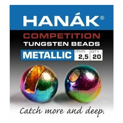 Hanák Metalic+tung.hlavičky duhové 6.4mm,10ks – Hledejceny.cz