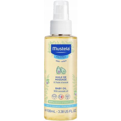 Mustela Bébé Baby Oil hydratační masážní olej pro děti od narození 100 ml – Zboží Dáma