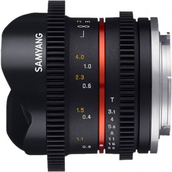 Samyang 8mm T3.1 Cine UMC Fisheye II Canon M