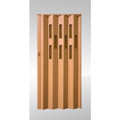 Garol Shrnovací dveře prosklené Dub 71 x 203 cm – Zbozi.Blesk.cz