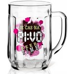 Nekupto Dárková sklenice na pivo Je čas na pivo 300 ml – Sleviste.cz