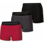 PARKSIDE Pánské boxerky, 3 kusy (5/M, černá/šedá/červená) – Zboží Mobilmania