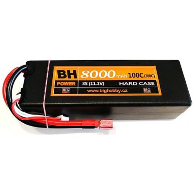 BH Power Li-pol baterie 8000 mAh 3S 100C 200C HC pevný obal – Sleviste.cz