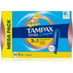 Tampax Tampony s aplikátorem Pearl Compak Regular 36 ks – Zboží Dáma