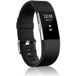 BStrap Silicone Diamond pro Fitbit Charge 2 black, velikost L STRFB0263