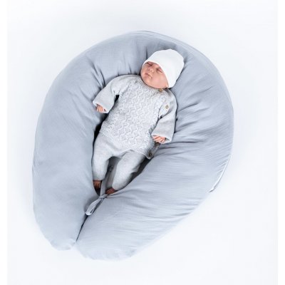 Tulimese Polohovací polštář MAXI MUŠELÍN TMAVĚ ZELENÝ – Zboží Mobilmania