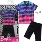 Mattel Barbie Oblečky pro Kena Duhové triko a černé kraťasy GHX52 – Sleviste.cz