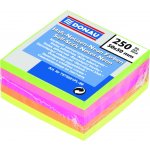 DONAU Samolepicí bloček, 50 x 50 mm, 250 listů - mix neonových barev – Sleviste.cz