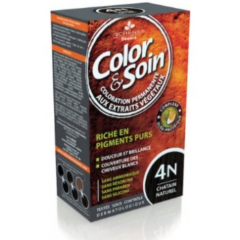 Color & Soin barva na vlasy 4N přírodní hnědá 135 ml