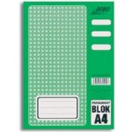 Bobo lepený blok A4 čtverečkovaný 50 listů – Hledejceny.cz