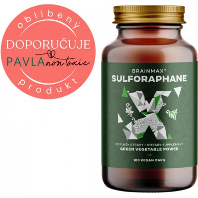 BrainMax Sulforaphane 35 mg Sulforafan 100 rostlinných kapslí – Hledejceny.cz
