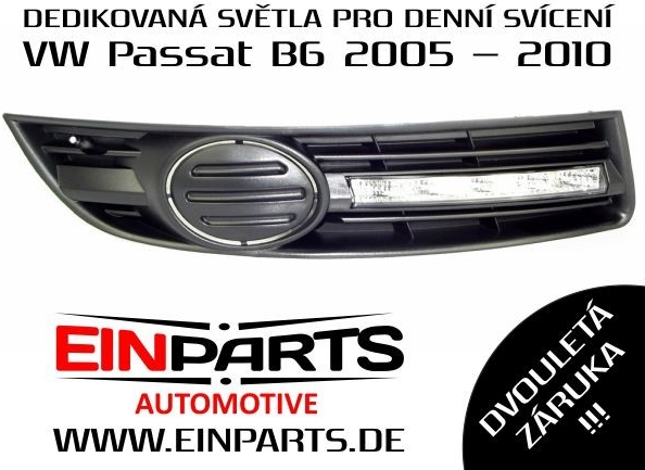 VW PASSAT B6 05-10 denní svícení alternativy - Heureka.cz