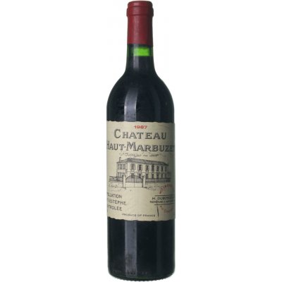 Chateau Haut-Marbuzet Saint-Estèphe suché červené 1987 0,75 l (holá láhev) – Hledejceny.cz