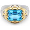 Prsteny Beny Jewellery Zlatý Prsten s Modrým Kamenem k1140198