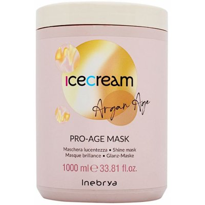 Inebrya Ice Cream Argan Age Pro-Age Mask 1000 ml – Zboží Mobilmania