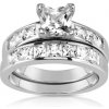 Prsteny SILVEGO PRIA stříbrný set prstenů s briliantovým výbrusem JJJR048