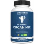 Nordic Kings BIO evropský hovězí mix orgánů v grass-fed kvalitě v kapslích 180 kapslí – Hledejceny.cz