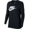 Dámská Trička Nike Swoosh Essential LS Icon Ftr black/white