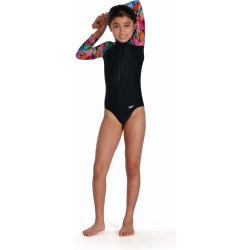 Speedo Prt Ls Paddlesuit Černá