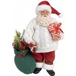 Clayre & Eef Vánoční dekorace taťka Santa Claus ve svetříku s dárky - 18*13*27 cm – Hledejceny.cz