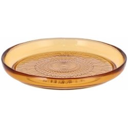 Bitz Skleněný desertní talíř kusintha 18 cm amber