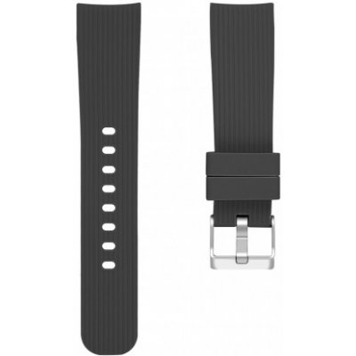BStrap Silicone Line Large řemínek na Huawei Watch GT3 42mm, black SSG003C0208